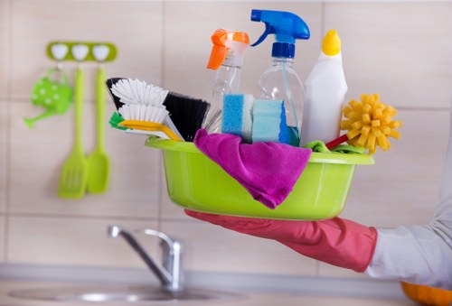 Kitchen deep cleaning during a move-out service in Swiss Cottage