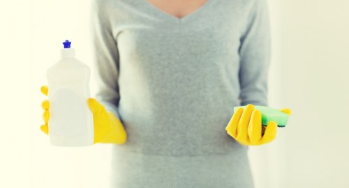 Cleaning and recycling operations at Swiss Cottage Cleaners