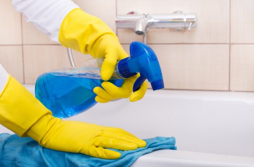 Recurring cleaning tasks for kitchens and bathrooms in Swiss Cottage